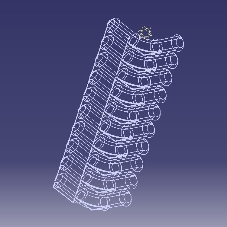 Aquarium Air Pipe All-In-One Connectors 3D print model_53