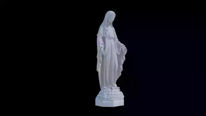Madonna Sculpture 3D print model