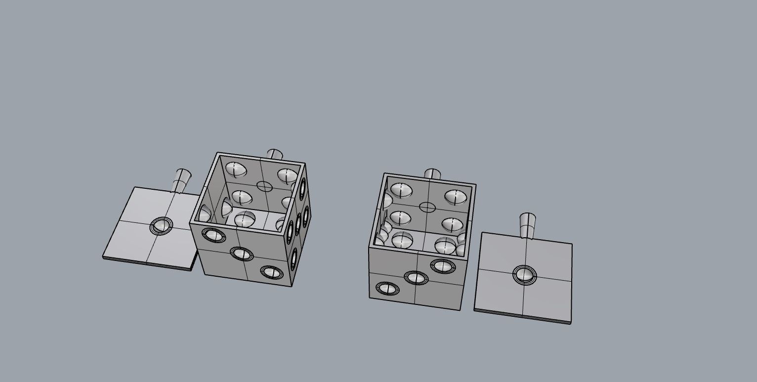 dice for games 3D print model_4