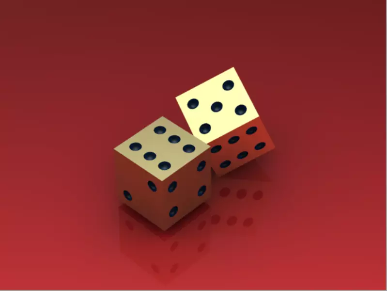 dice for games 3D print model_0