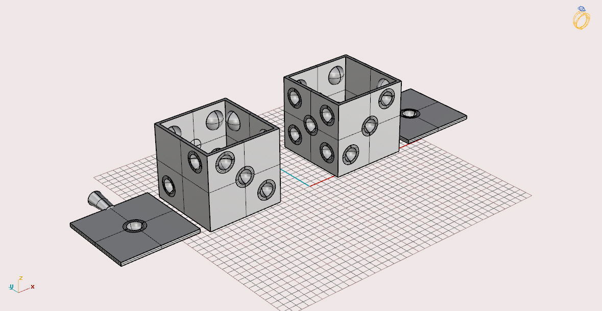 dice for games 3D print model_7