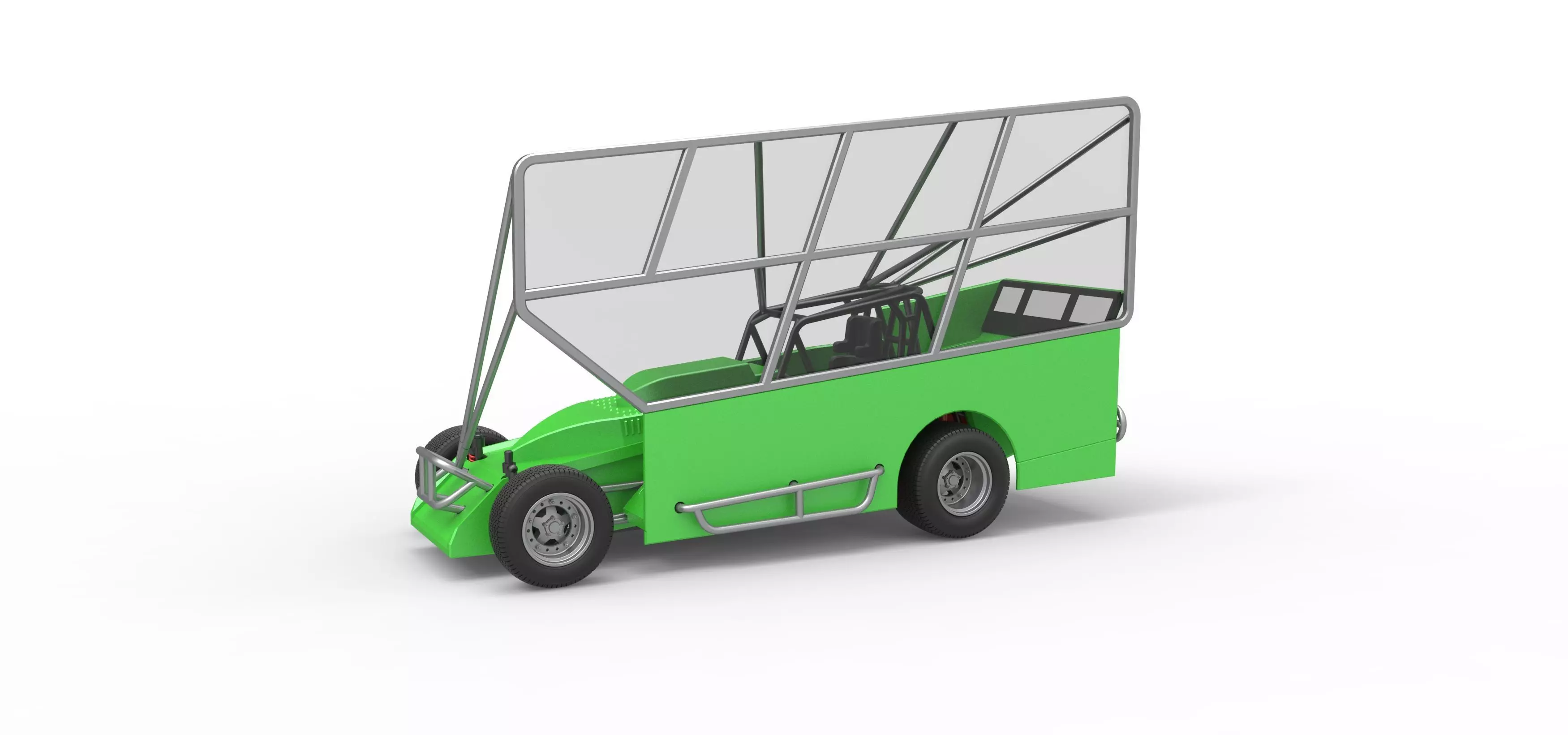 Northeast Dirt Modified stock car with side wing Scale 1 to 25 3D print model_0