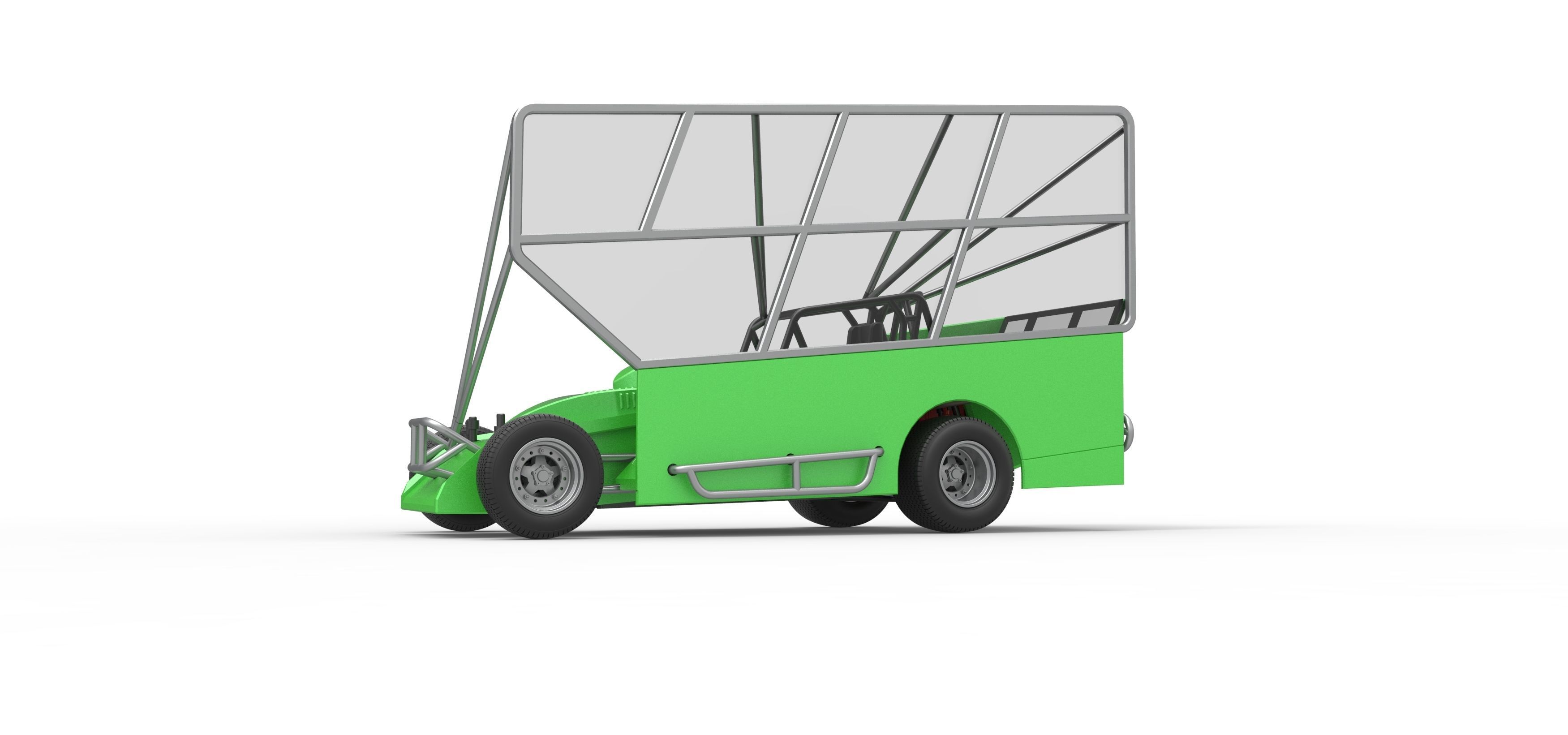 Northeast Dirt Modified stock car with side wing Scale 1 to 25 3D print model_2