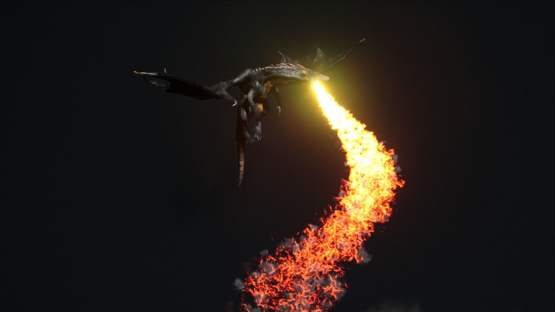 Dragon 1 UE4 and Unity Low-poly 3D model_8