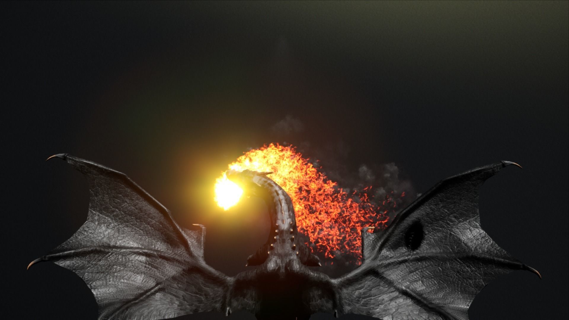 Dragon 1 UE4 and Unity Low-poly 3D model_10