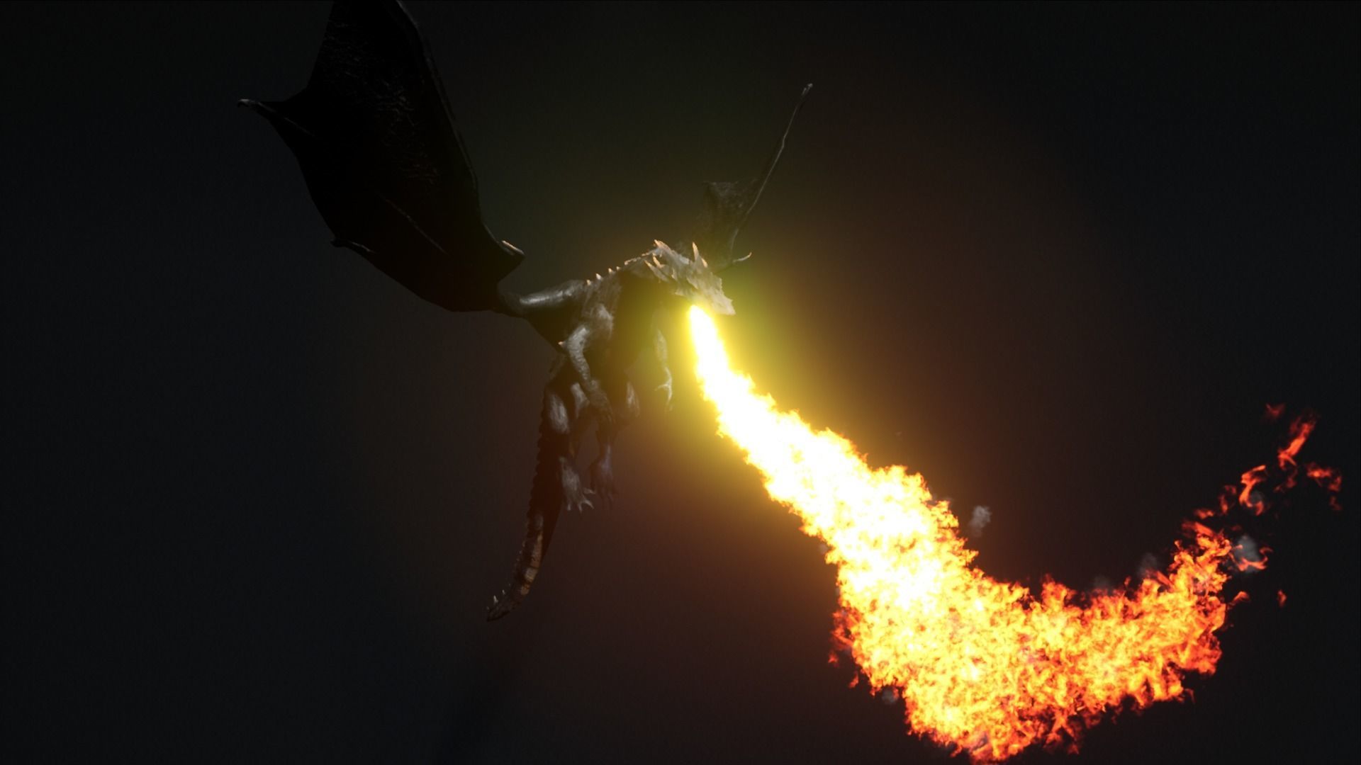 Dragon 1 UE4 and Unity Low-poly 3D model_7
