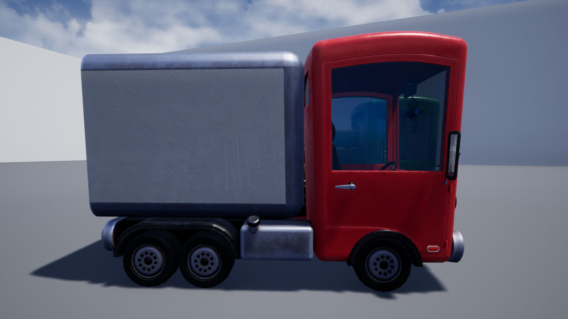 Stylized Truck Pack Low-poly 3D model_5
