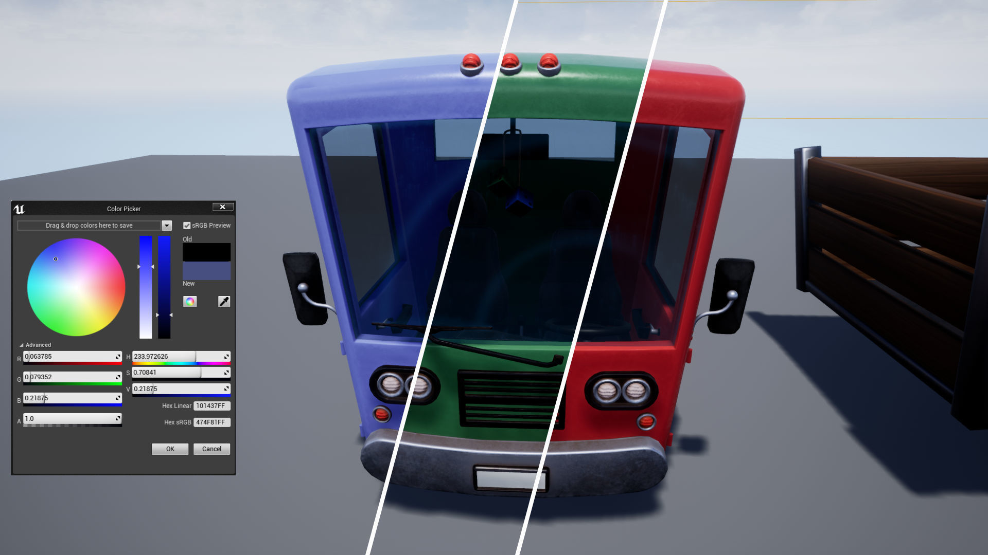 Stylized Truck Pack Low-poly 3D model_2