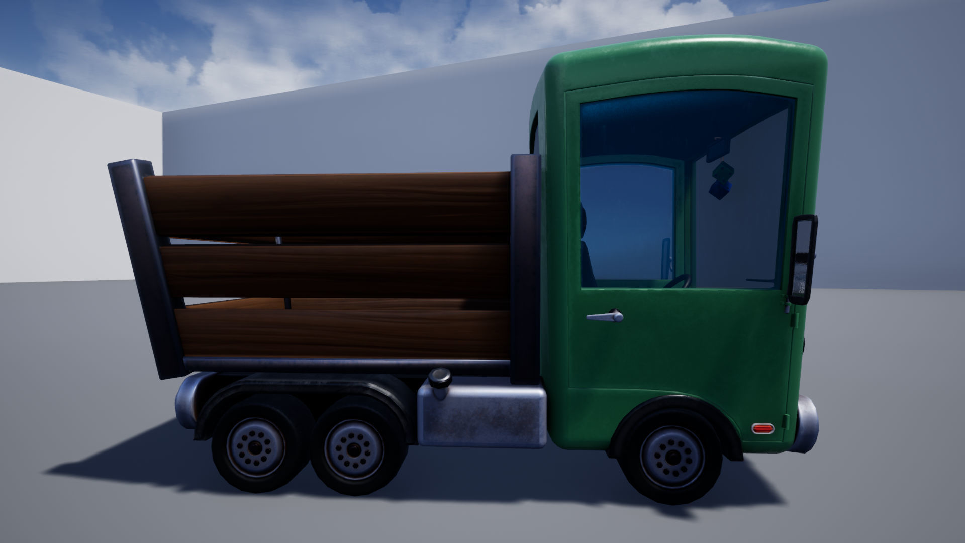 Stylized Truck Pack Low-poly 3D model_4