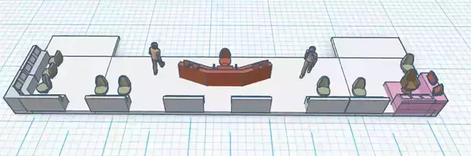 Enterprise and Nimitz Bridge Interior with Modules