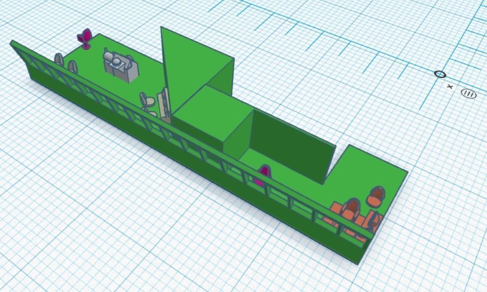 Enterprise and Nimitz Bridge Interior with Modules 3D print model_3