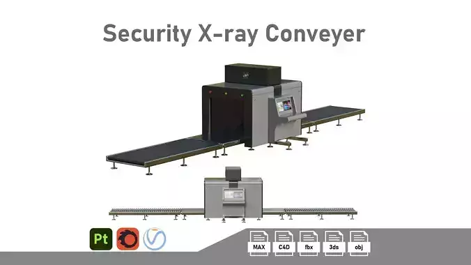 Airport Security X-ray Conveyer