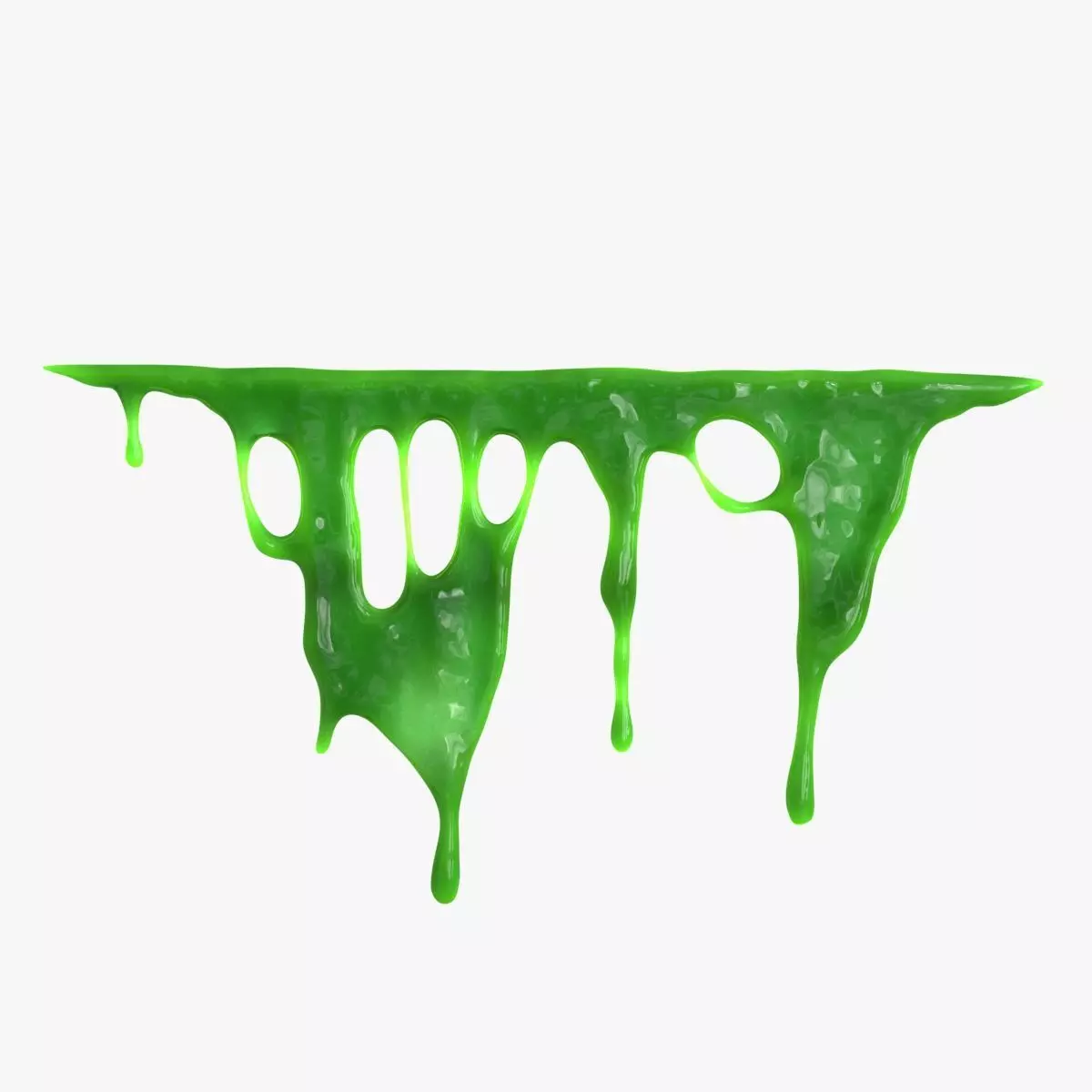 Green Slime v2 Low-poly 3D model