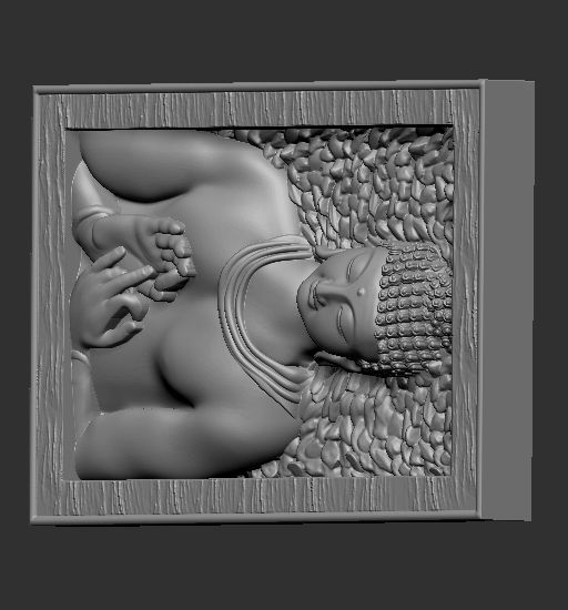 BUDHHA 3D print model_9