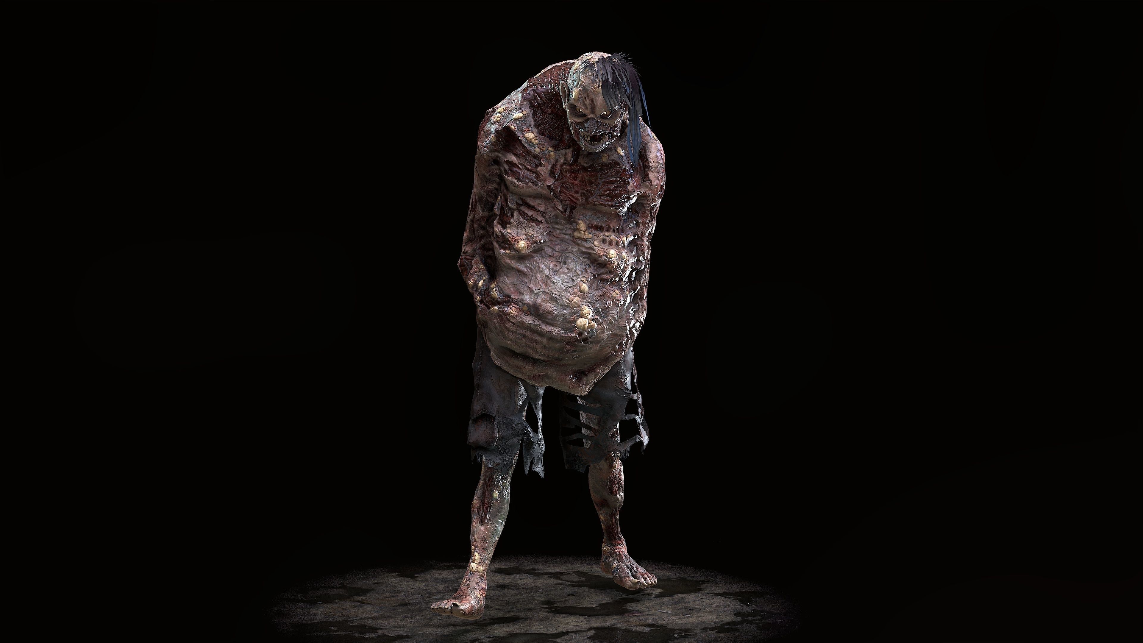 Zombie Rage Low-poly 3D model_11