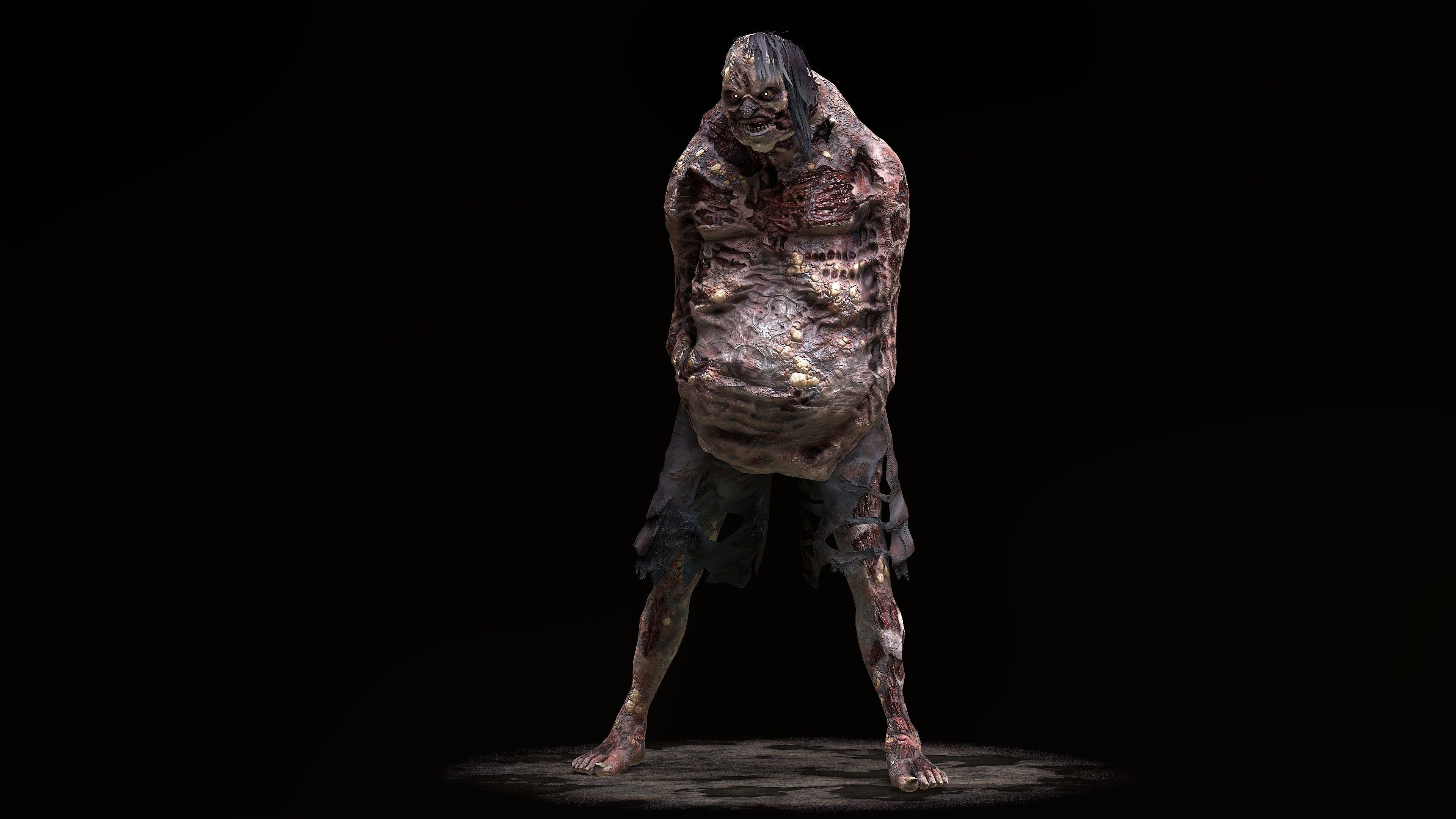 Zombie Rage Low-poly 3D model_13