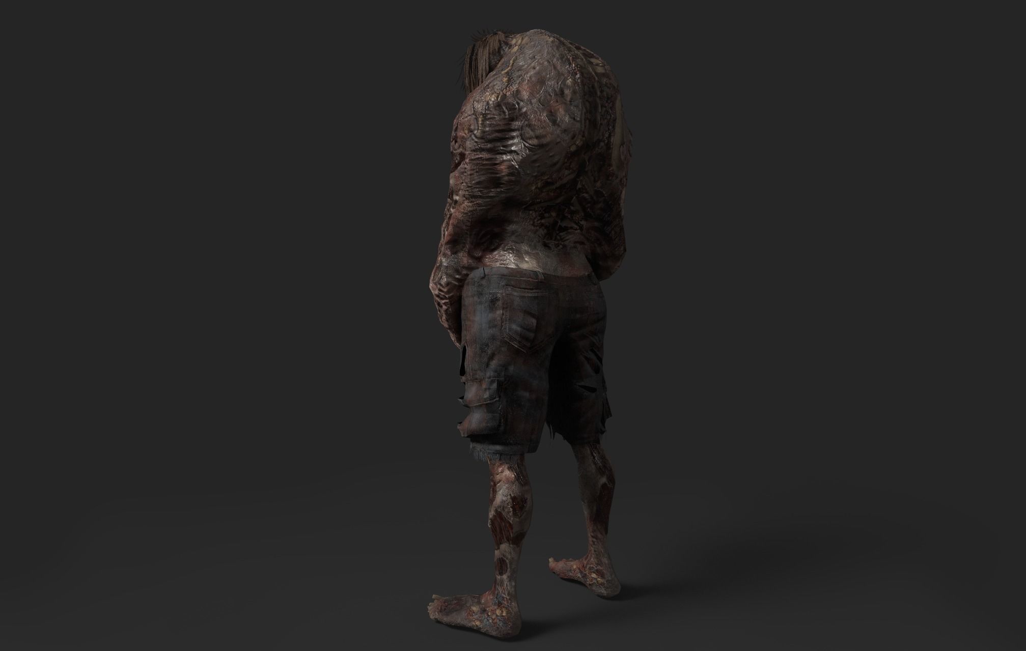 Zombie Rage Low-poly 3D model_20