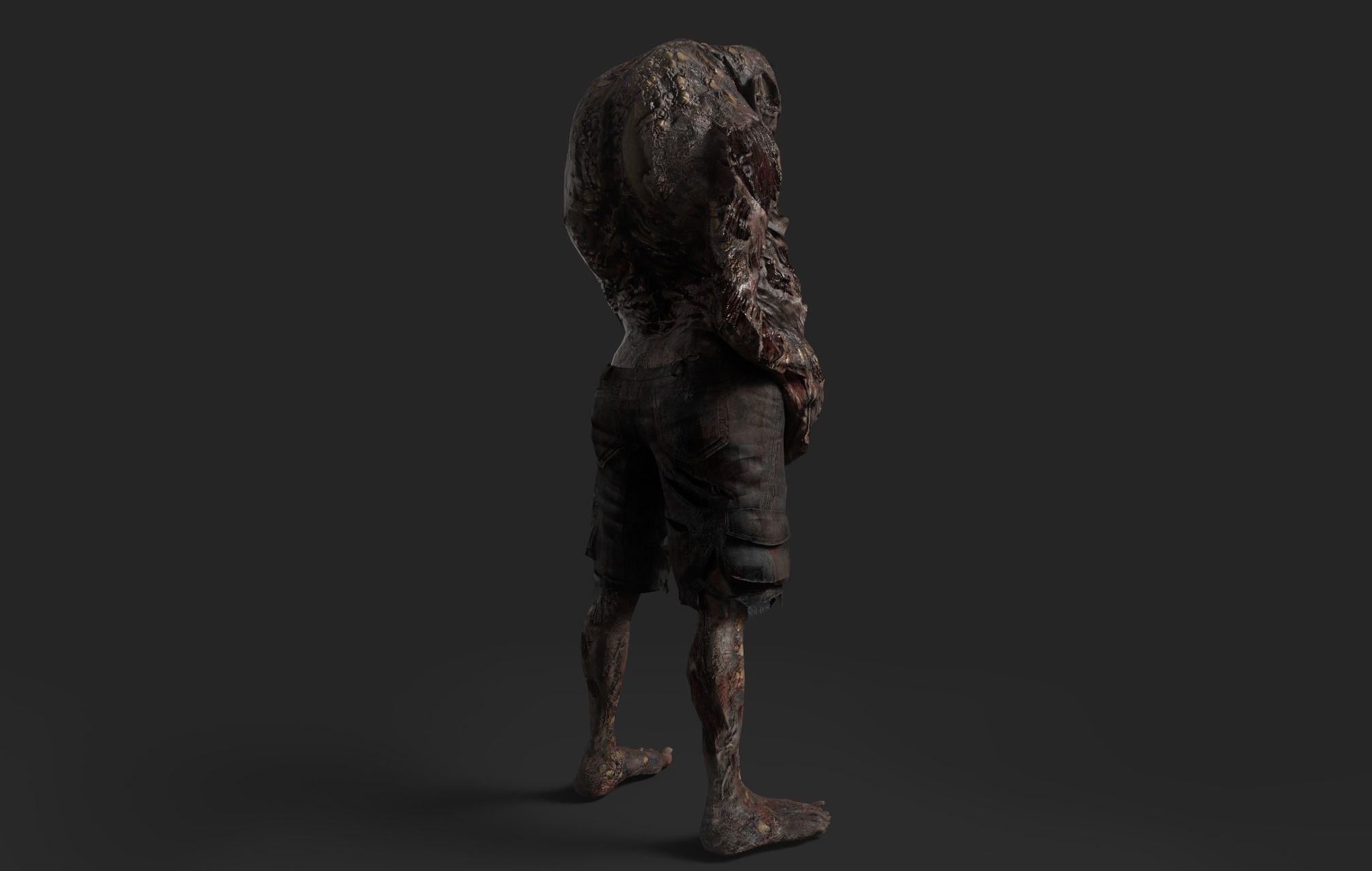 Zombie Rage Low-poly 3D model_21