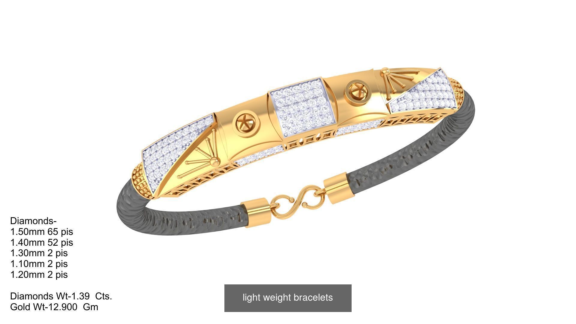 Light Weight Bracelets pack 3D Model Collection_18