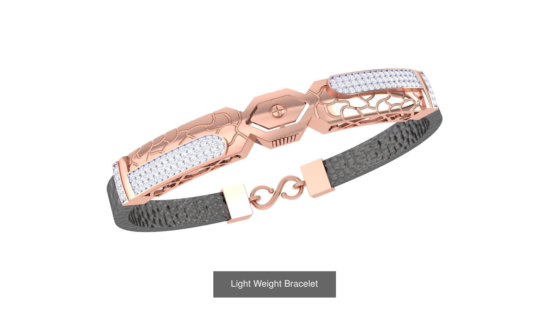 Light Weight Bracelets pack 3D Model Collection_9