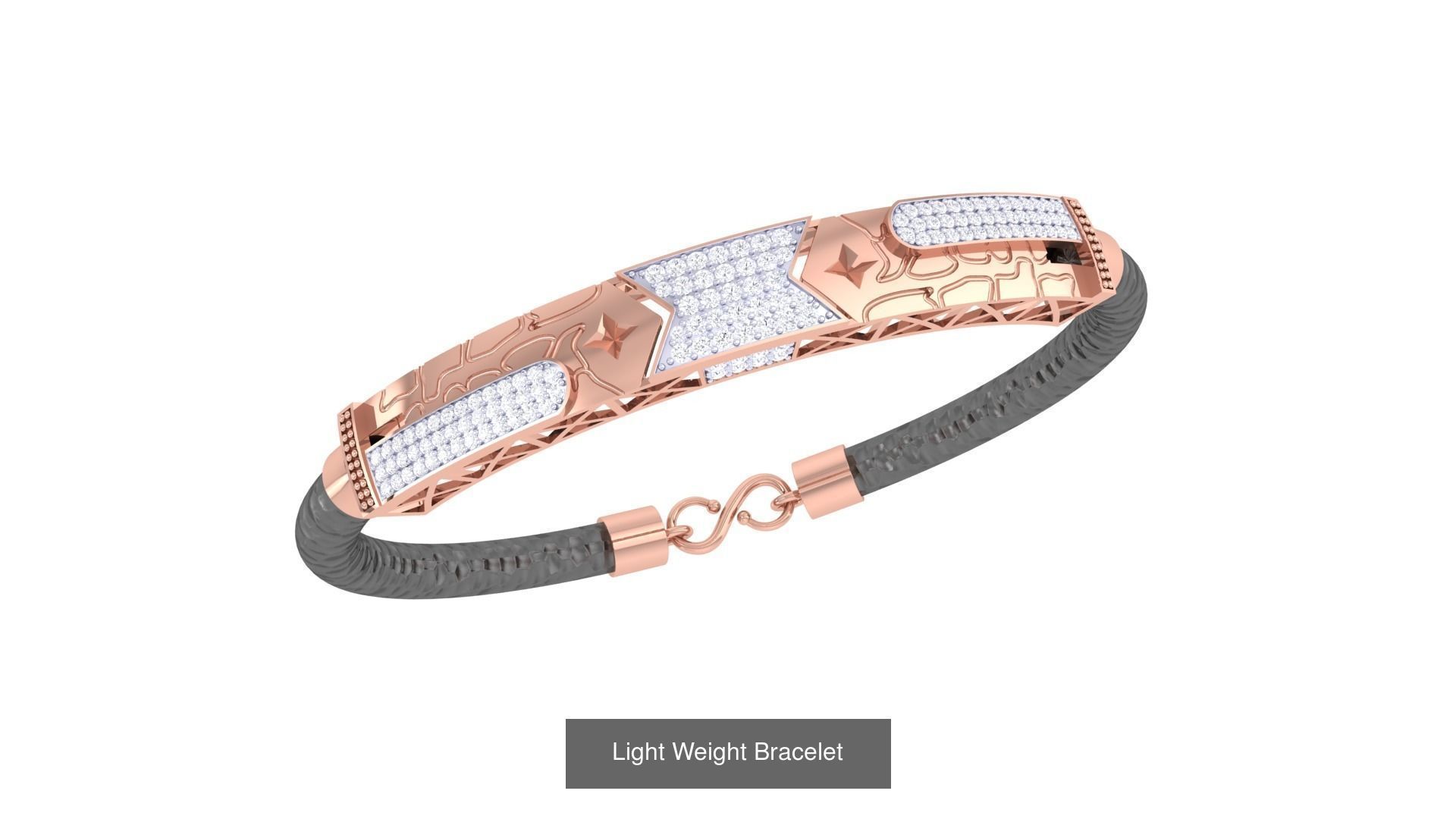 Light Weight Bracelets pack 3D Model Collection_7
