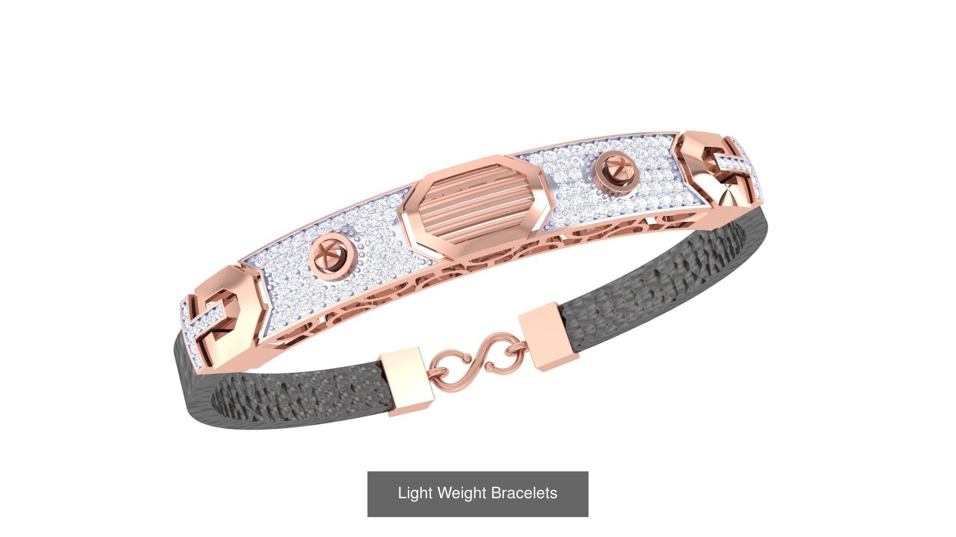 Light Weight Bracelets pack 3D Model Collection_19