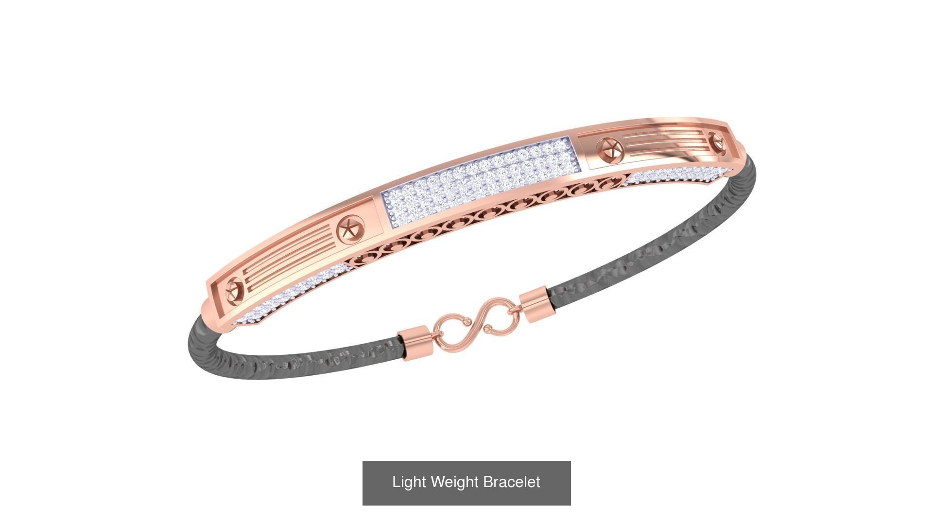 Light Weight Bracelets pack 3D Model Collection_12