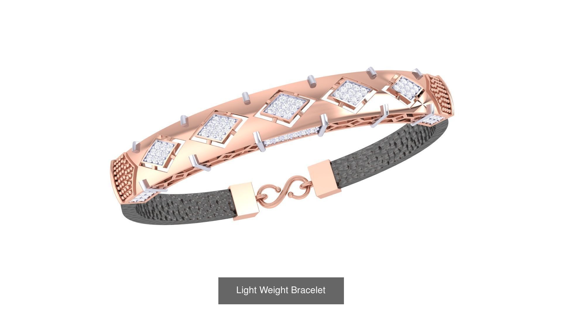 Light Weight Bracelets pack 3D Model Collection_6