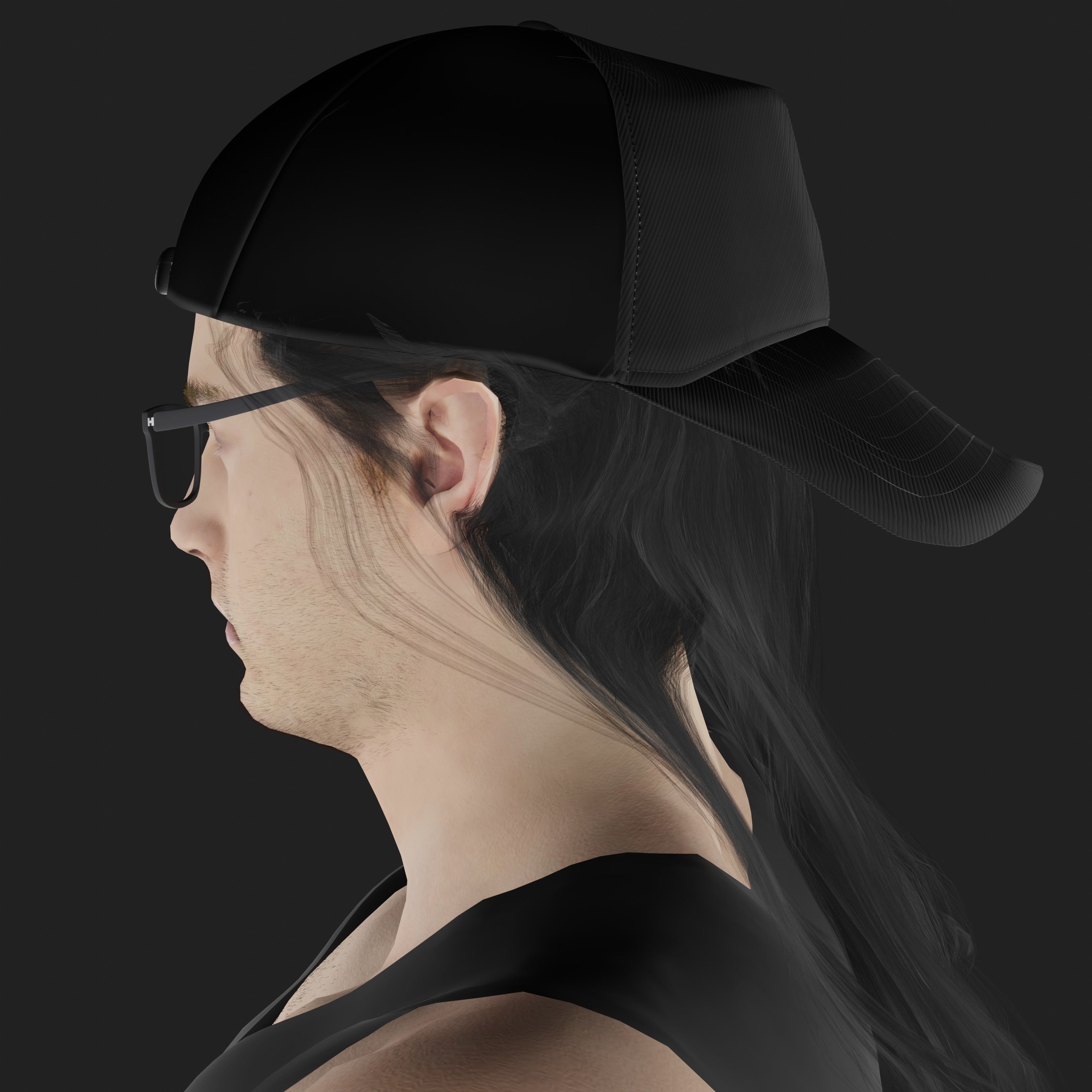 Alex Henderson Low-poly 3D model_14