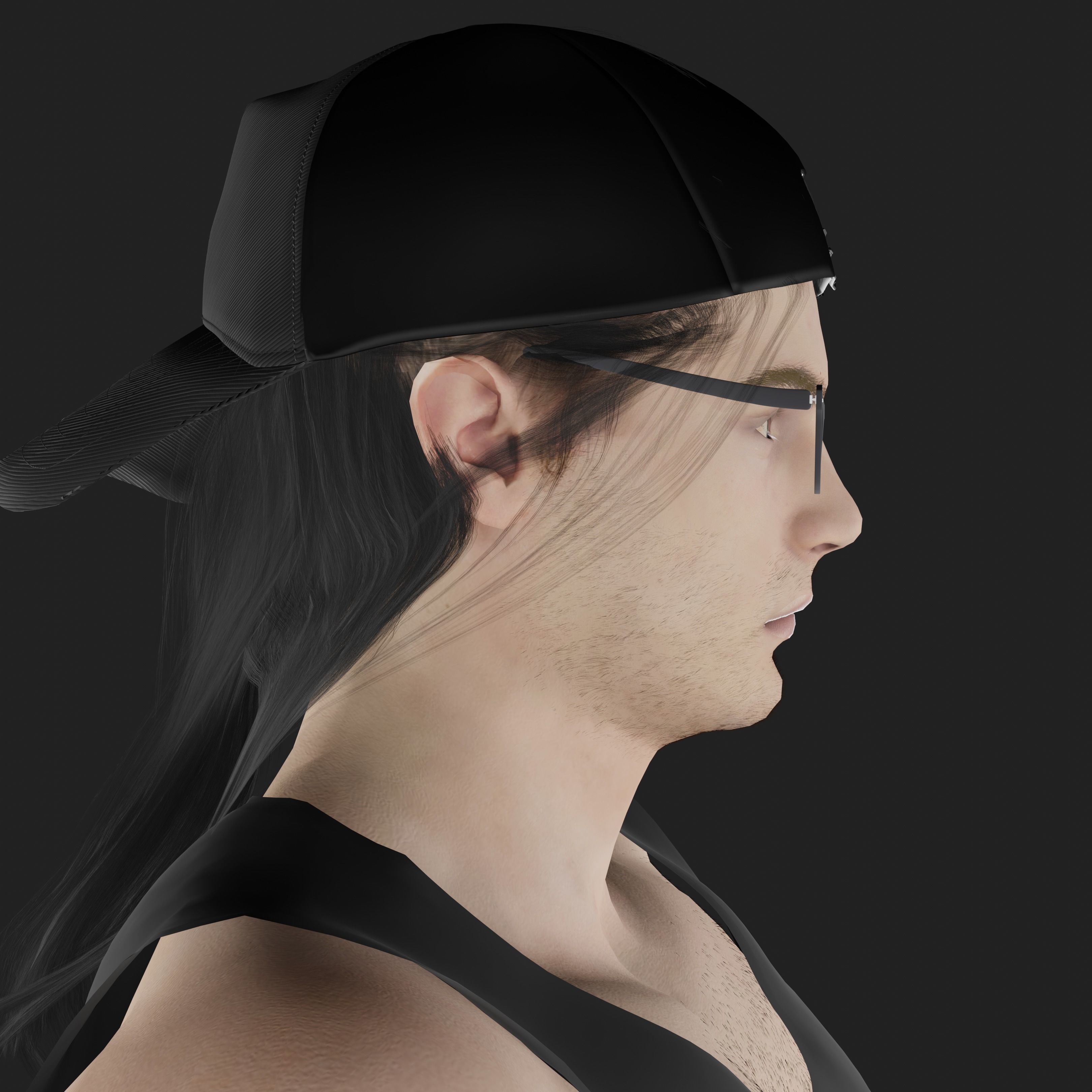 Alex Henderson Low-poly 3D model_8