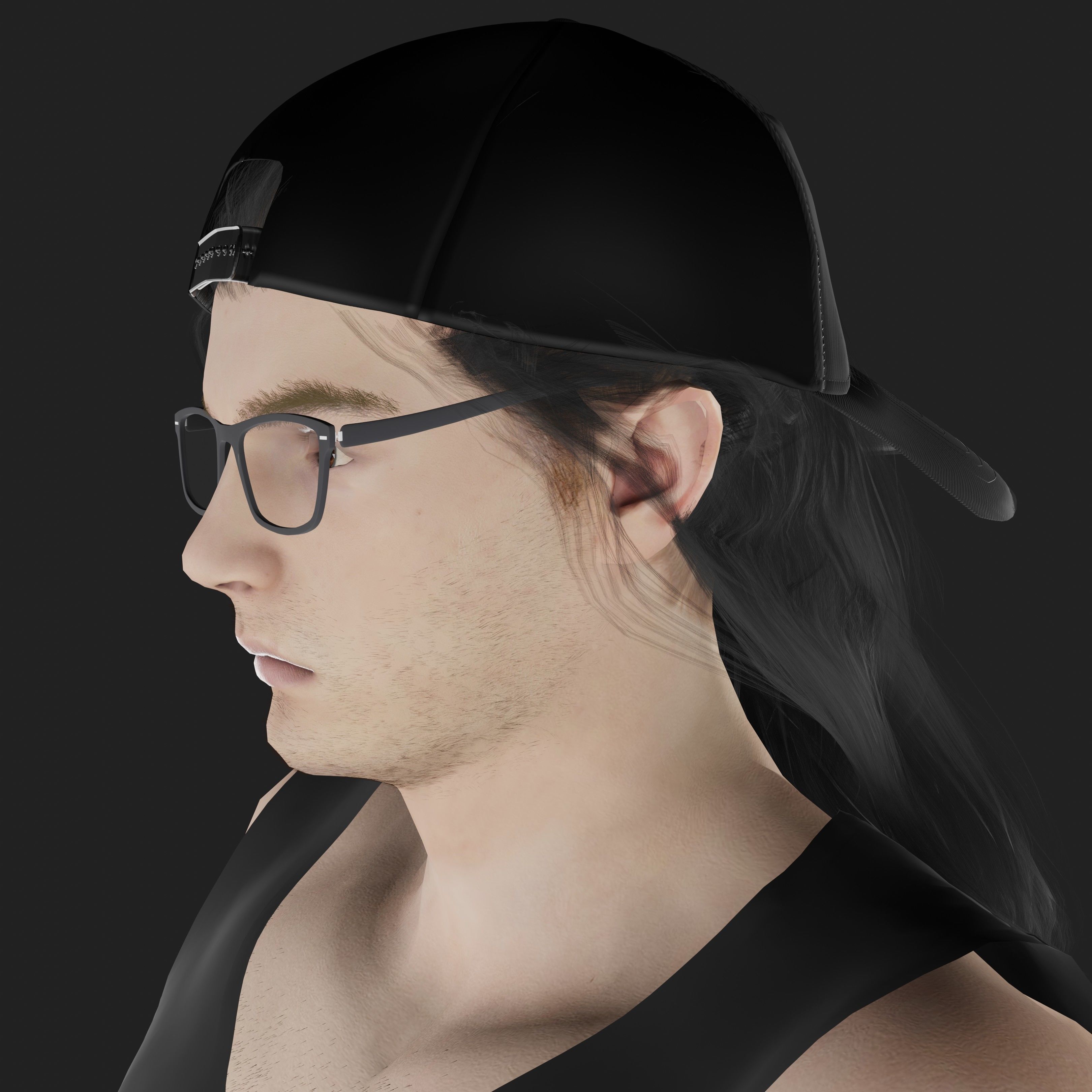 Alex Henderson Low-poly 3D model_16