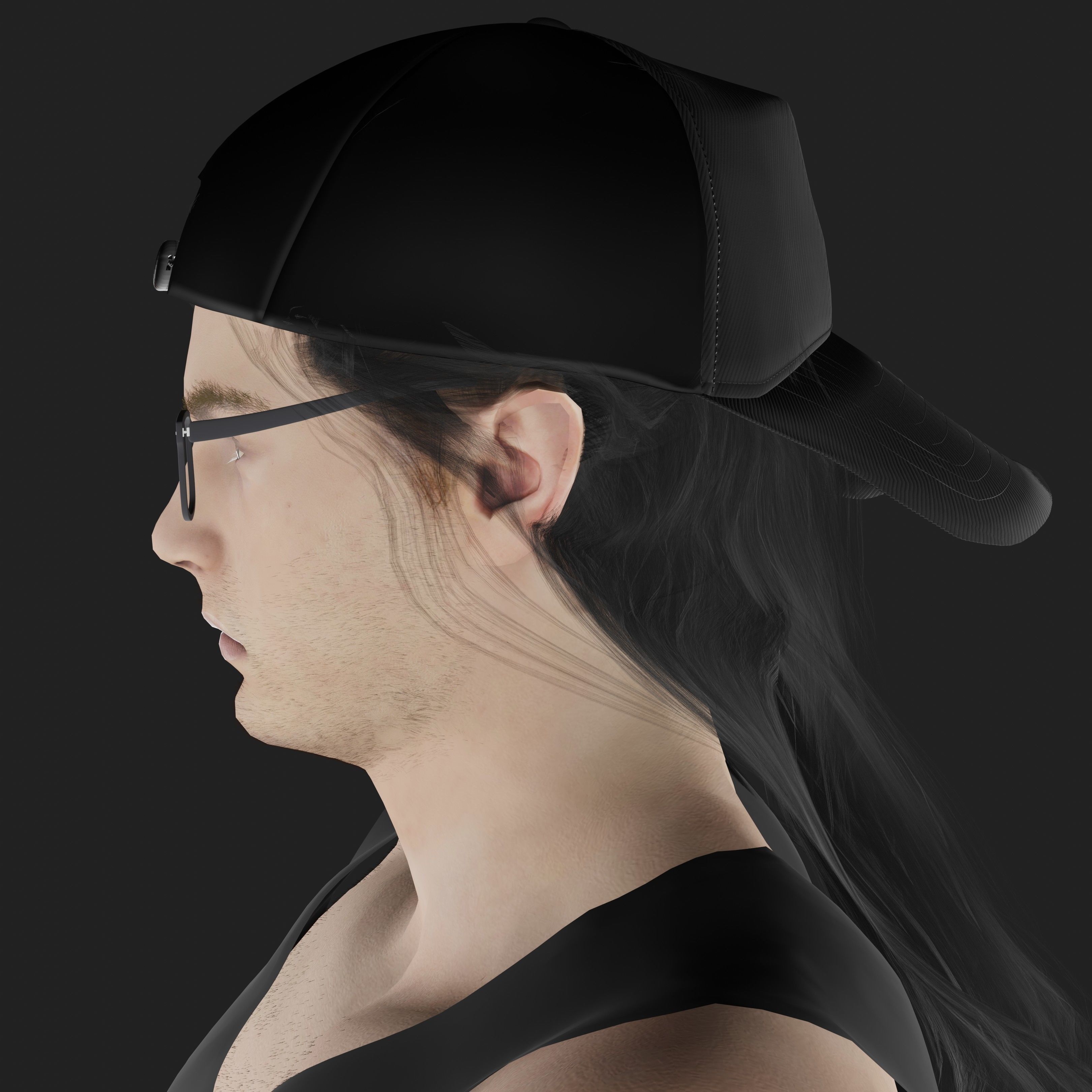 Alex Henderson Low-poly 3D model_15