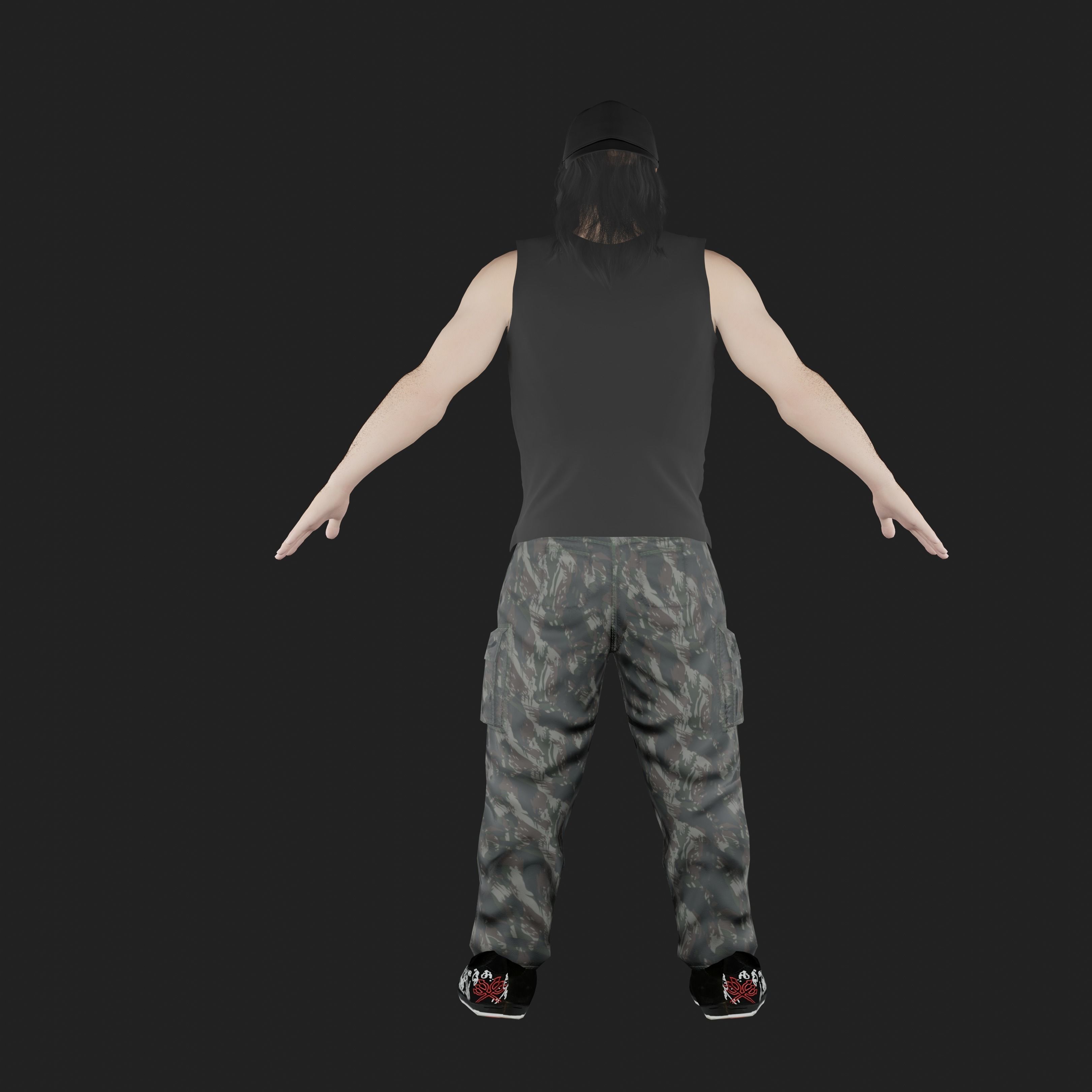 Alex Henderson Low-poly 3D model_3