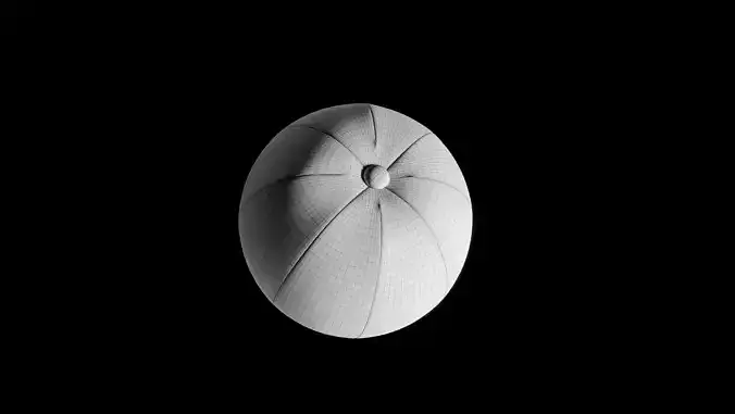 Spherical pillow cushion 3D print model