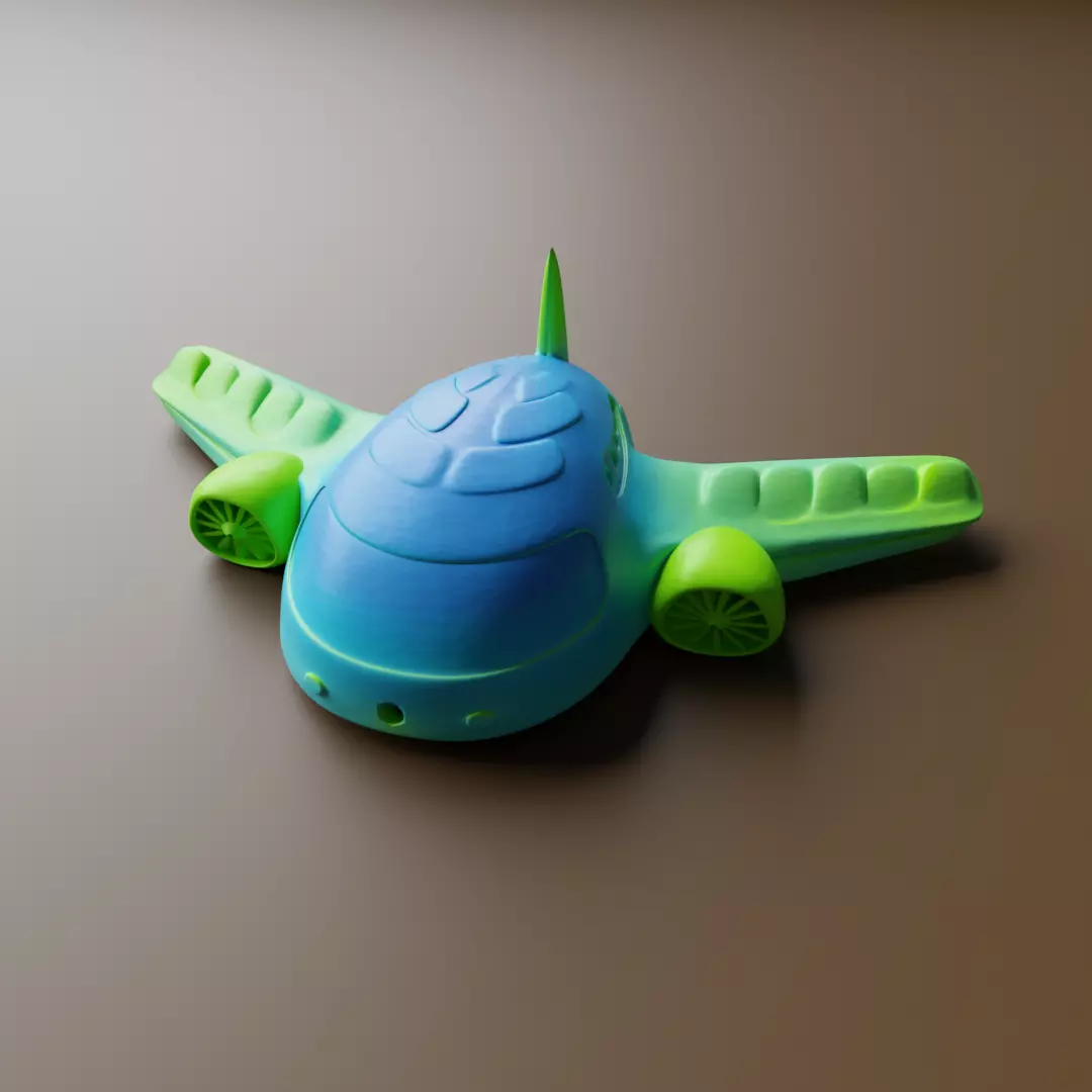 AEROPLAN KEYCHAIN Low-poly 3D model
