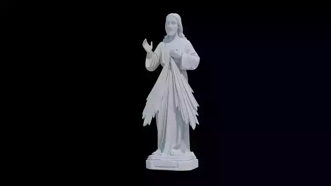 Jesus heart 3D print model