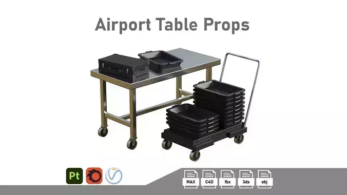 Airport Table Props