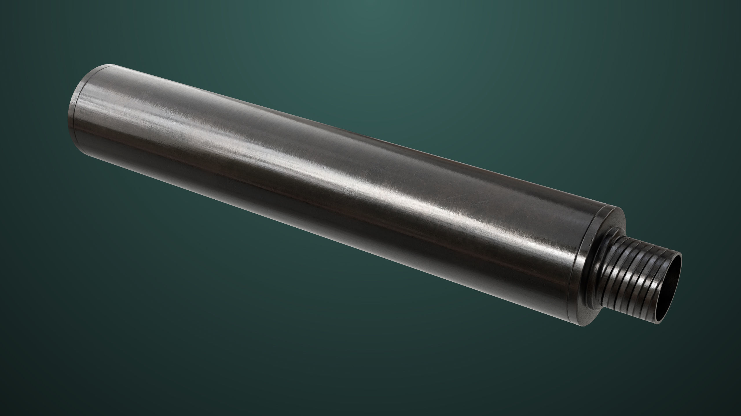 Pistol 05 Black Generic All PBR Unity UE Textures Included Low-poly 3D model_30