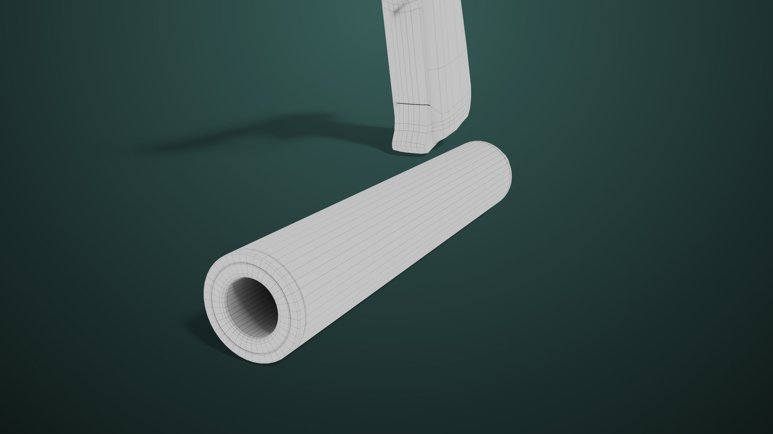 Pistol 05 Black Generic All PBR Unity UE Textures Included Low-poly 3D model_47