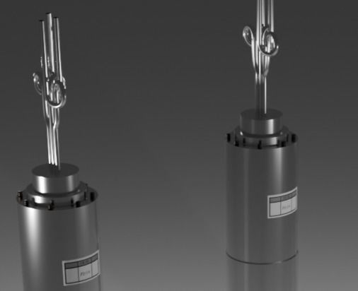 Uranium gas centrifuges 3D model_4