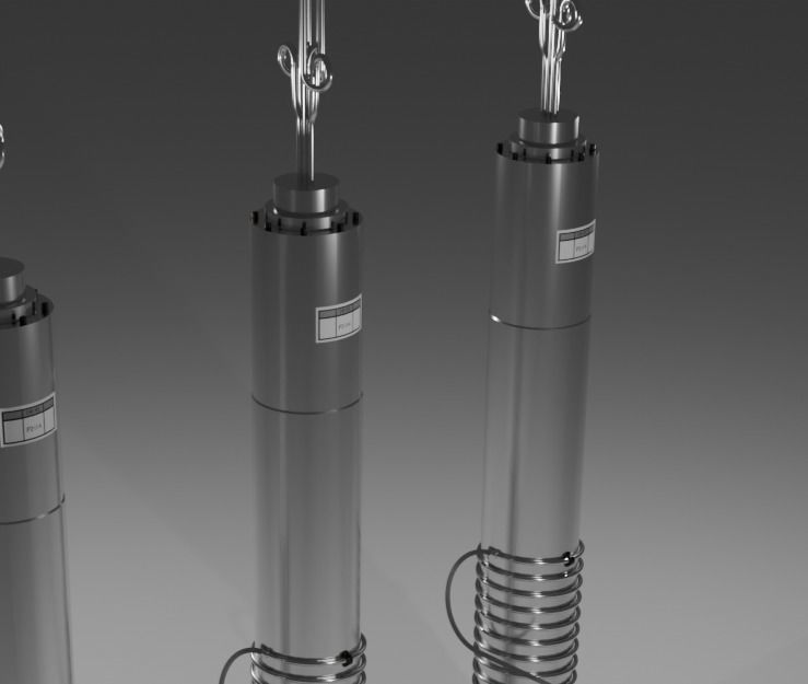 Uranium gas centrifuges 3D model_2