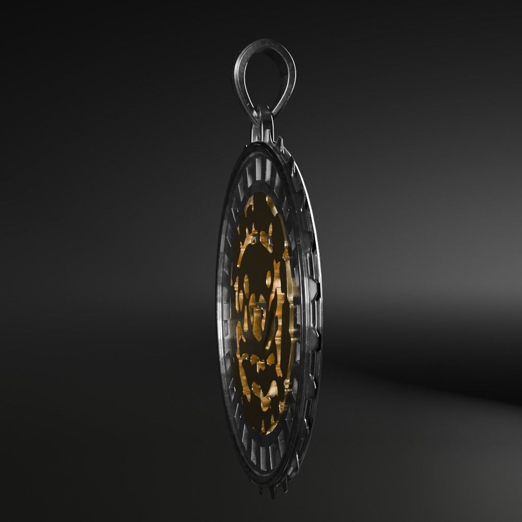 Talisman symbol - 3D printable model 3D print model_9