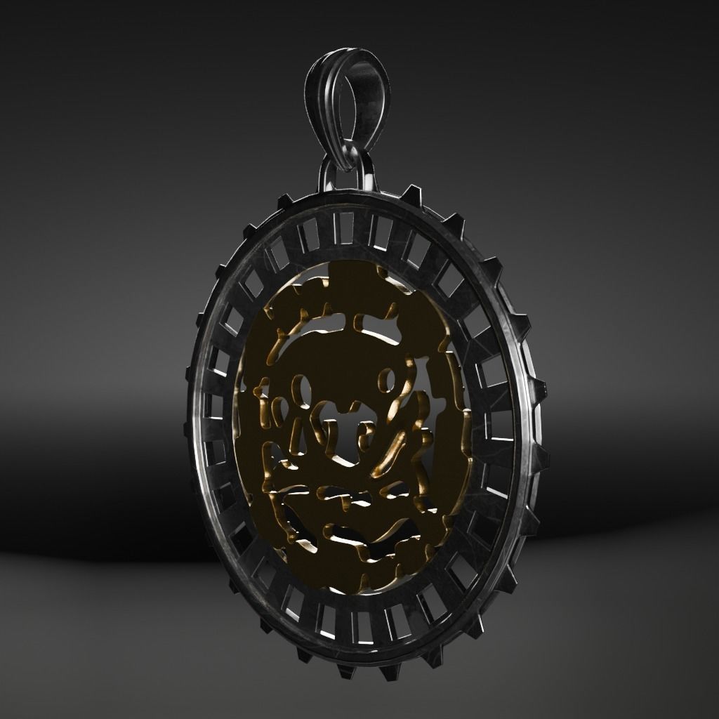 Talisman symbol - 3D printable model 3D print model_8