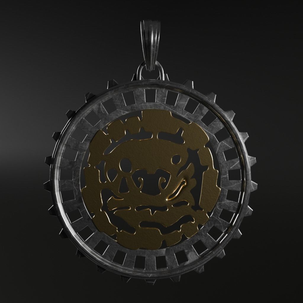 Talisman symbol - 3D printable model 3D print model_7