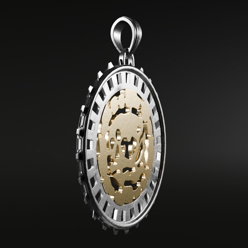 Talisman symbol - 3D printable model 3D print model_5