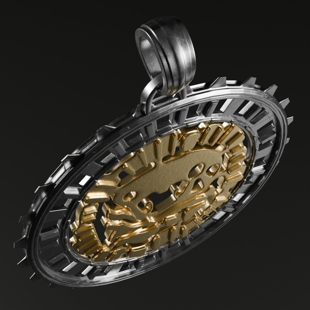 Talisman symbol - 3D printable model 3D print model_13