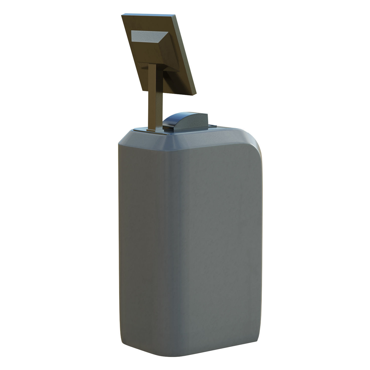 Self-checkin Kiosk Low-poly 3D model_5