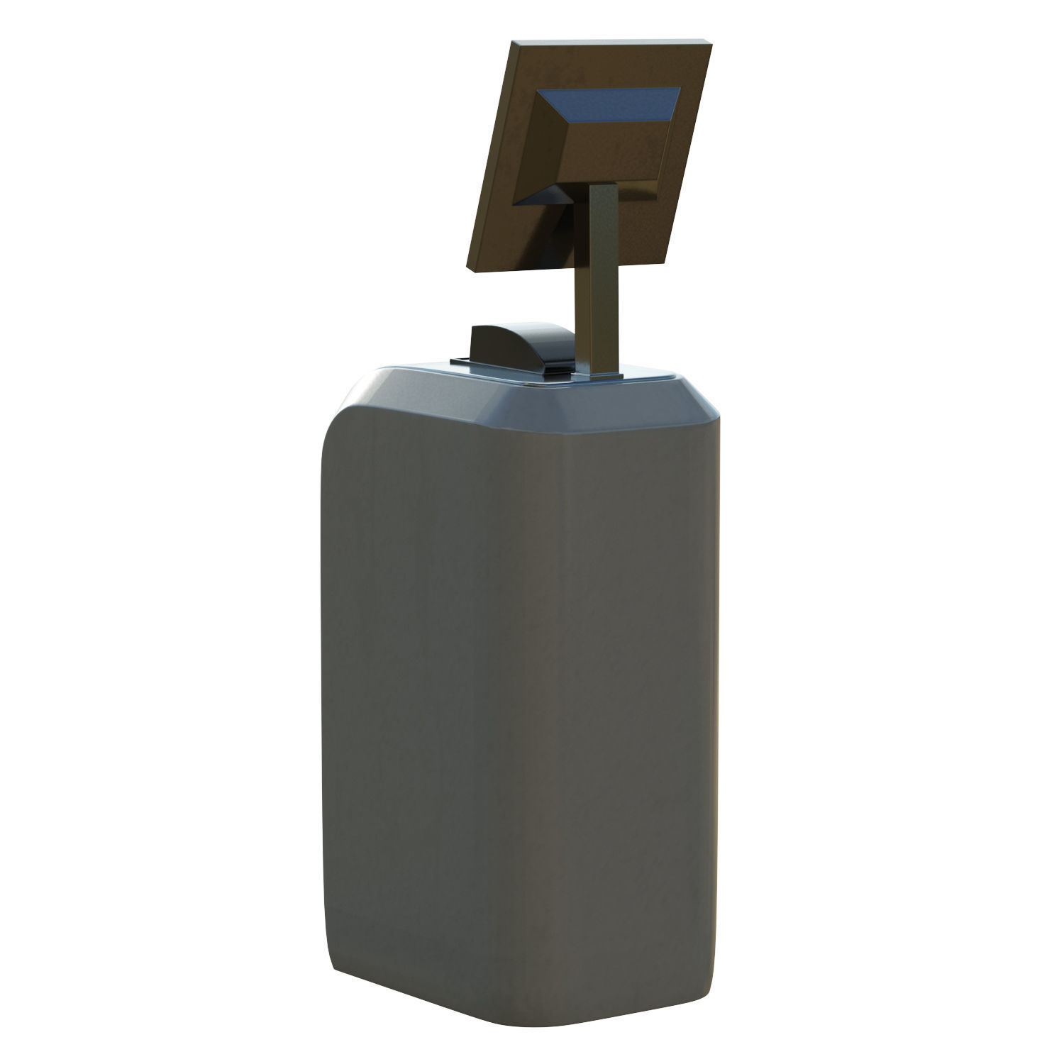 Self-checkin Kiosk Low-poly 3D model_3