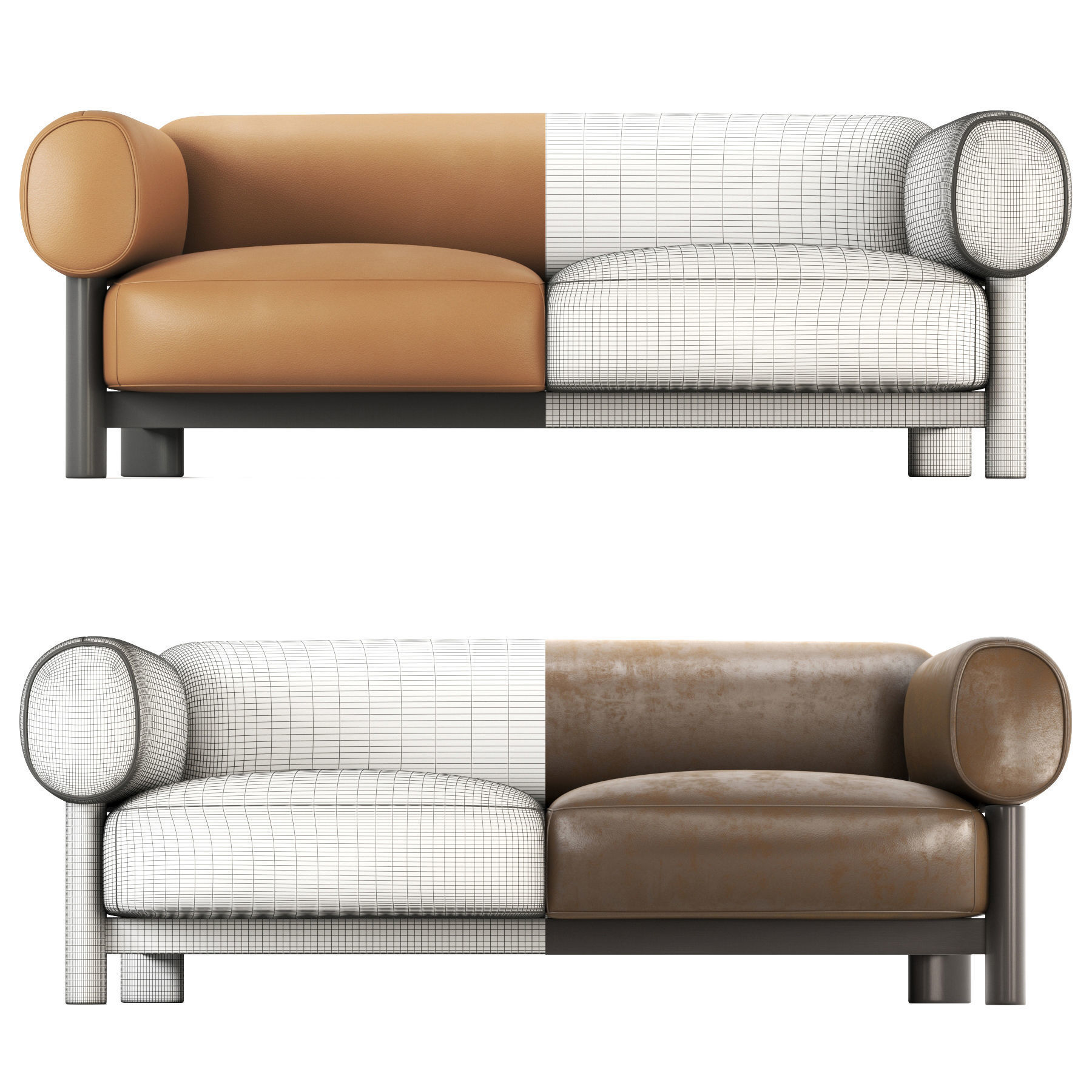 Corner Sofa 3D model_6