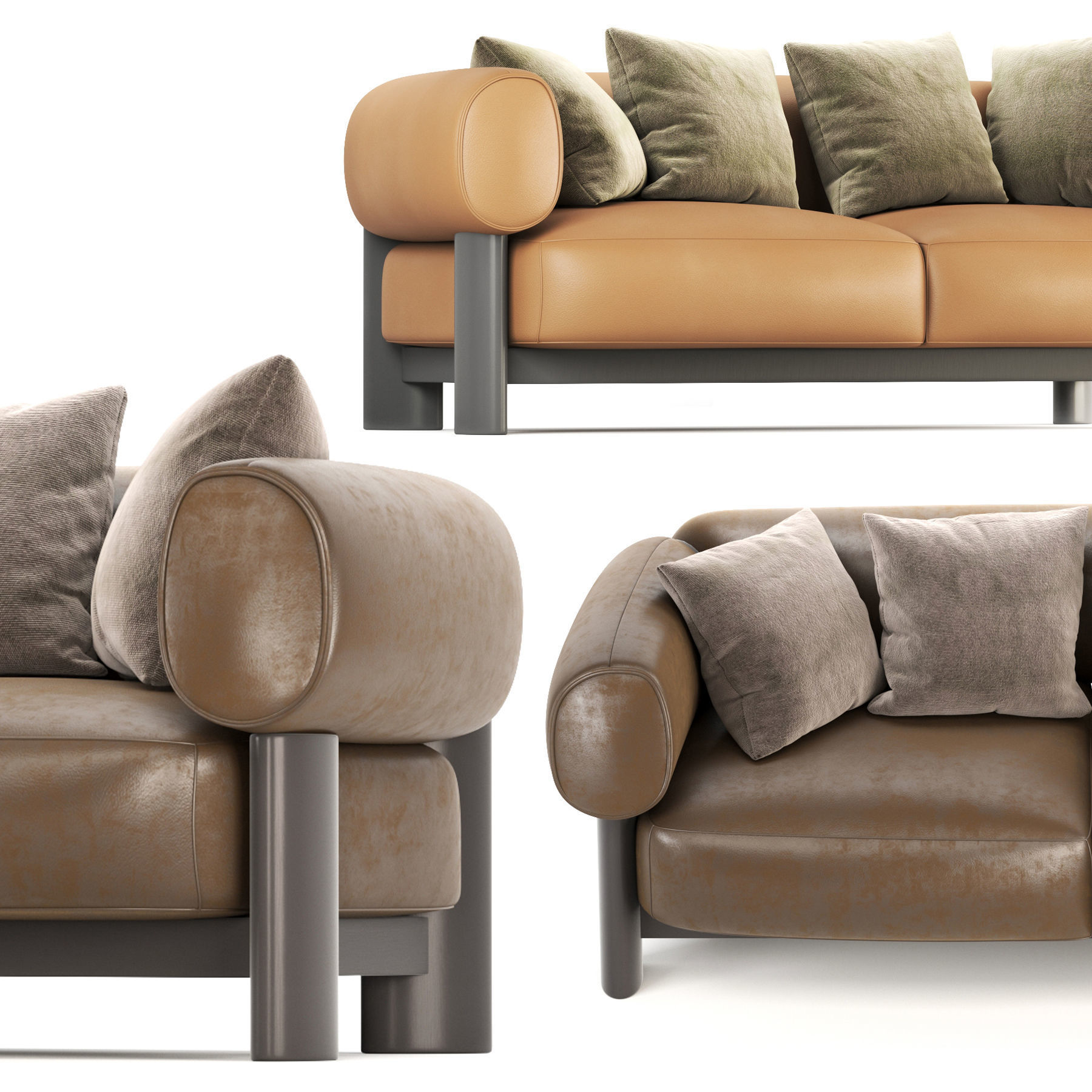 Corner Sofa 3D model_5